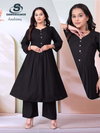 Anshima Vol 1 By Sankheswer Vertican Kurti With Bottom Wholesalers In Surat